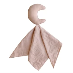 Mushie MOON LOVEY BLANKET - BLUSH