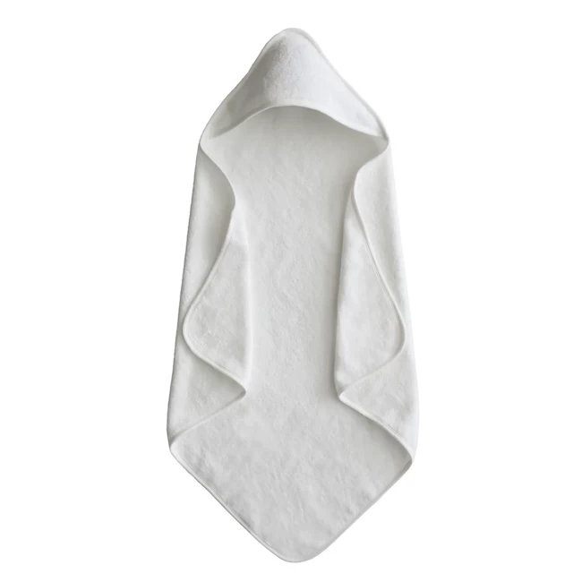 Mushie ORGANIC COTTON BABY HOODED TOWEL 1 Mushie ORGANIC COTTON BABY HOODED TOWEL