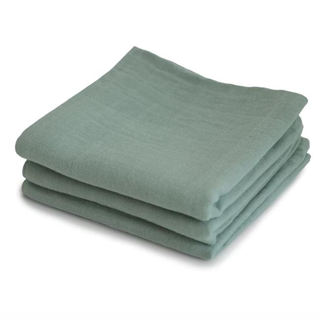 Mushie ORGANIC COTTON MUSLIN CLOTH -3 PACK 3 Mushie ORGANIC COTTON MUSLIN CLOTH -3 PACK - Afbeelding 3
