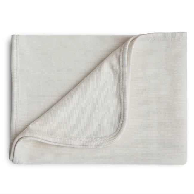 Mushie RIBBED BABY BLANKET 5 Mushie RIBBED BABY BLANKET - Afbeelding 5