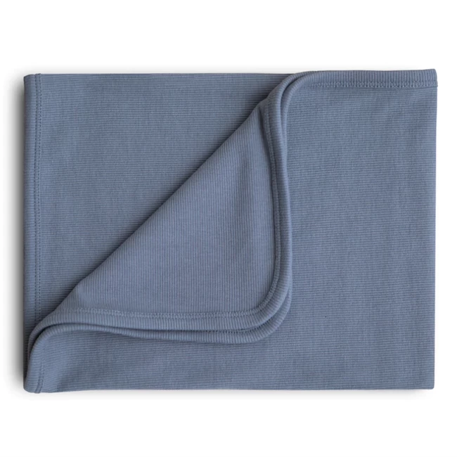 Mushie RIBBED BABY BLANKET 1 Mushie RIBBED BABY BLANKET