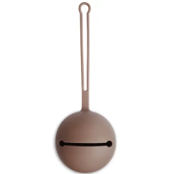 Mushie SILICONE PACIFIER HOLDER CASE - CLOUDY MAUVE