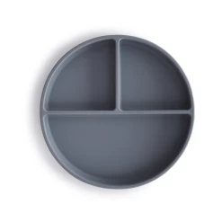 Mushie BALL TEETHER-TRADEWINDS -Babyproducten mushie silicone suction plate tradewinds