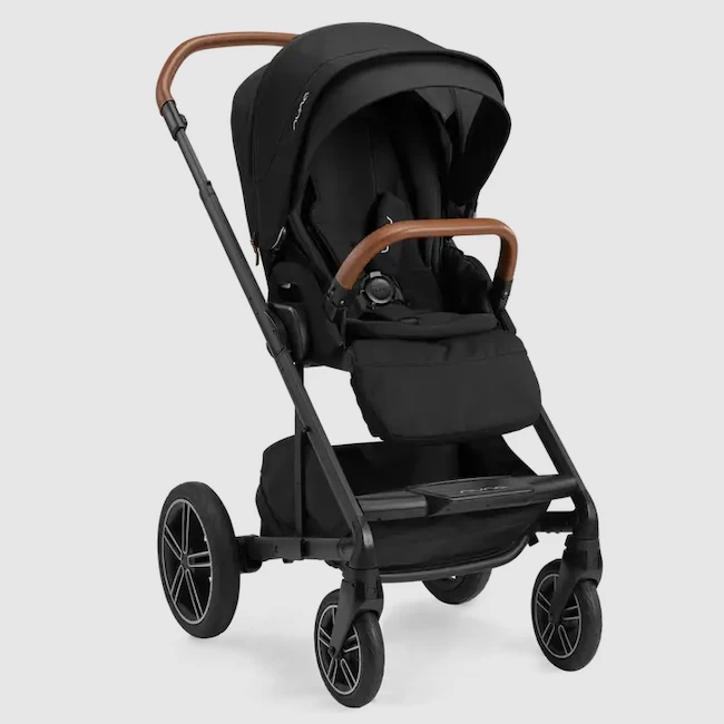 NUNA MIXX NEXT STROLLER IN CAVIAR WITH RING ADAPTER AND MAGNETIC BUCKLE 1 NUNA MIXX NEXT STROLLER IN CAVIAR WITH RING ADAPTER AND MAGNETIC BUCKLE