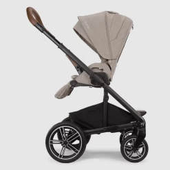 NUNA MIXX NEXT STROLLER IN HAZELWOOD WITH RING ADAPTERS AND MAGNETIC BUCKLE -Babyproducten nuna baby nuna mixx next stroller in hazelwood wit 2