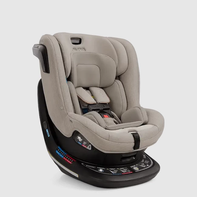 NUNA REVV ROTATING CONVERTIBLE CAR SEAT - THE NEW 360 SEAT IN HAZELWOOD 1 NUNA REVV ROTATING CONVERTIBLE CAR SEAT - THE NEW 360 SEAT IN HAZELWOOD