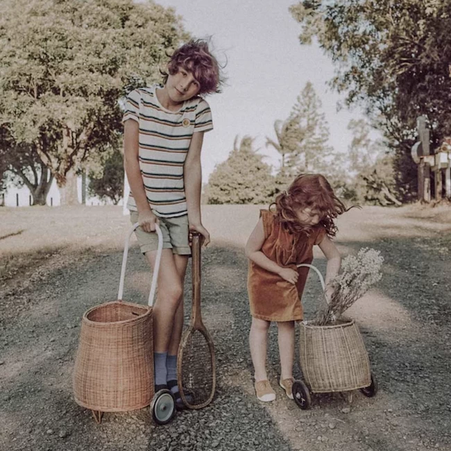 RATTAN MEDIUM LUGGY 2 RATTAN MEDIUM LUGGY - Afbeelding 2