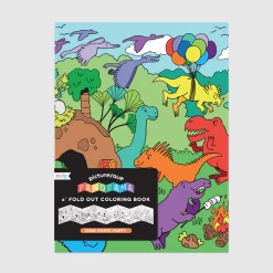 Ooly PICTURESQUE PANORAMA COLORING BOOK - DINO PICNIC PARTY