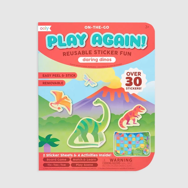 Ooly PLAY AGAIN! MINI ACTIVITY KIT - DARING DINOS 1 Ooly PLAY AGAIN! MINI ACTIVITY KIT - DARING DINOS