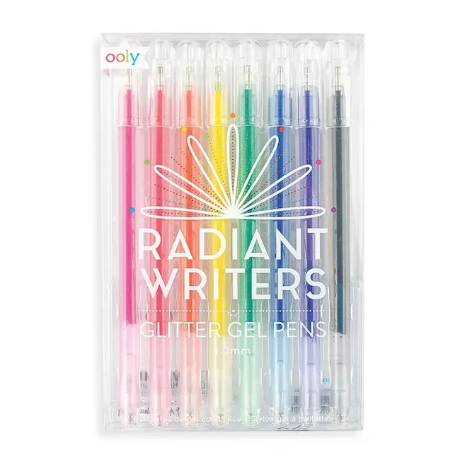Ooly RADIANT WRITERS GLITTER GEL PENS 1 Ooly RADIANT WRITERS GLITTER GEL PENS
