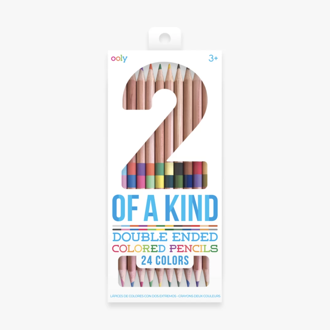 Ooly TWO OF A KIND DOUBLE ENDED COLORED PENCILS 1 Ooly TWO OF A KIND DOUBLE ENDED COLORED PENCILS