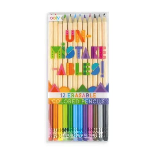 Ooly UN-MISTAKE-ABLES ERASEABLE COLORED PENCILS 1 Ooly UN-MISTAKE-ABLES ERASEABLE COLORED PENCILS