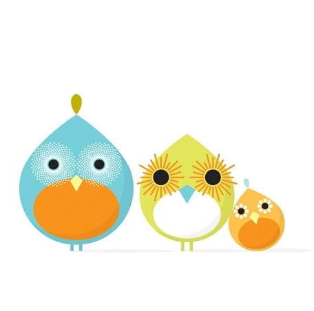 MOD BIRD TRIO 14X14 2 MOD BIRD TRIO 14X14 - Afbeelding 2