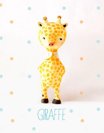 PAPER MACHE GIRAFFE BOY 1 PAPER MACHE GIRAFFE BOY