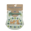 FRESH & MESSY SILICONE BIB & SPOON GIFT SET