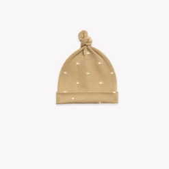 ORGANIC BRUSHED JERSEY KNOTTED BABY HAT - BB1115569
