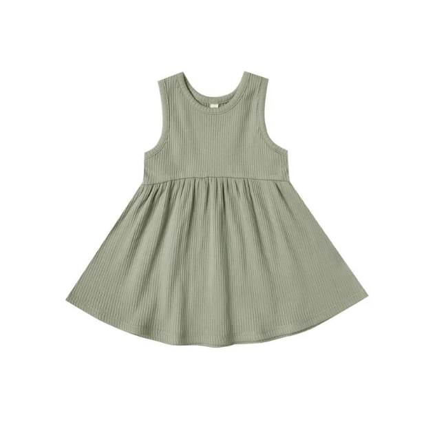 ORGANIC RIBBED TANK DRESS 2 ORGANIC RIBBED TANK DRESS - Afbeelding 2