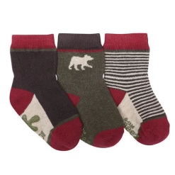 ROBEEZ FOREST DWELLER 3PK SOCKS