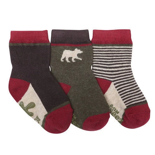 ROBEEZ FOREST DWELLER 3PK SOCKS 1 ROBEEZ FOREST DWELLER 3PK SOCKS