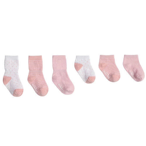 ROBEEZ PINK ESSENTIALS SOCKS, 6-PACK 2 ROBEEZ PINK ESSENTIALS SOCKS, 6-PACK - Afbeelding 2