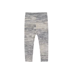 RIBBED LEGGINGS IN BLUE SPACE DYE