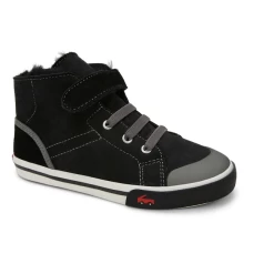 DEVON BLACK SHEARLING