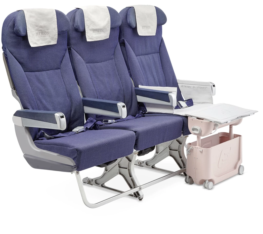 JETKIDS V3 BY STOKKE 19-INCH RIDE-ON CARRY-ON SUITCASE- PINK 4 JETKIDS V3 BY STOKKE 19-INCH RIDE-ON CARRY-ON SUITCASE- PINK - Afbeelding 4