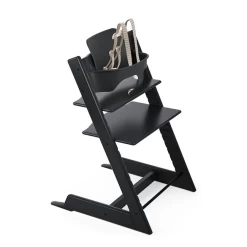Stokke TRIPP TRAPP BUNDLE HIGH CHAIR IN BLACK