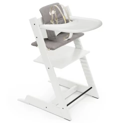 Stokke TRIPP TRAPP COMPLETE HIGH CHAIR WHITE /ICON GREY