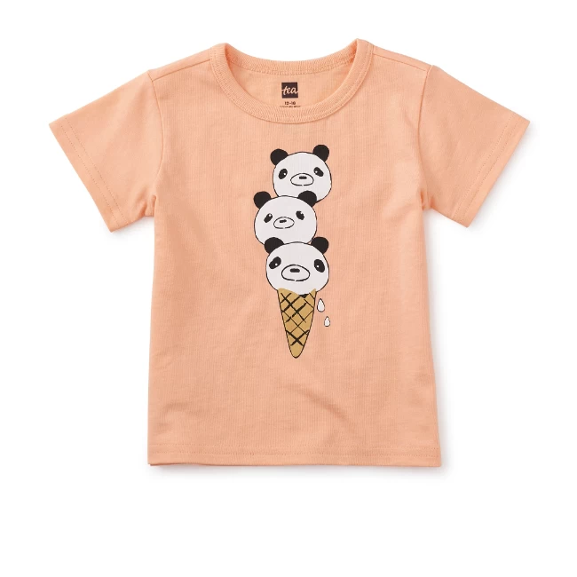 PANDA CONE BABY GRAPHIC TEE 1 PANDA CONE BABY GRAPHIC TEE