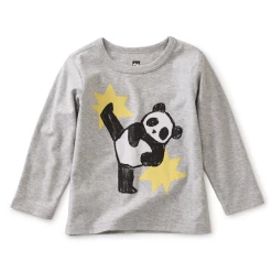 PANDA KICK BABY GRAPHIC TEE