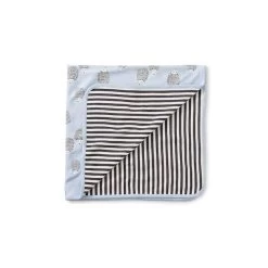 REVERSIBLE BABY BLANKET - HEDGEHOG