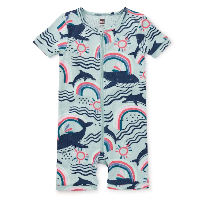 ROCKABYE BABY PAJAMAS IN RAINBOW SPLASH 1 ROCKABYE BABY PAJAMAS IN RAINBOW SPLASH