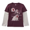SNOW MONKEY LAYERED GRAPHIC TEE