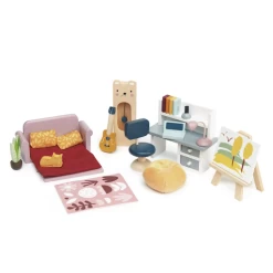 Tender Leaf Toys DOVETAIL BATHROOM SET 17 Tender Leaf Toys DOVETAIL BATHROOM SET -Babyproducten tender leaf toys dolls house study furniture