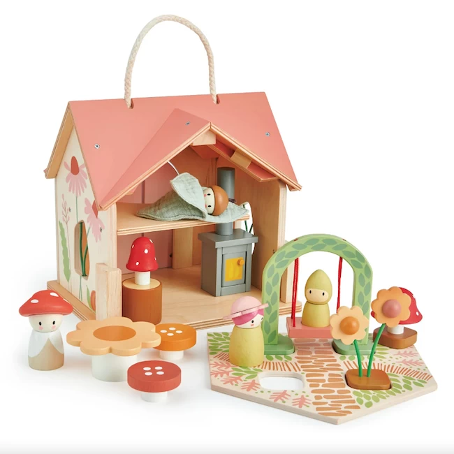 Tender Leaf Toys ROSEWOOD COTTAGE 2 Tender Leaf Toys ROSEWOOD COTTAGE - Afbeelding 2