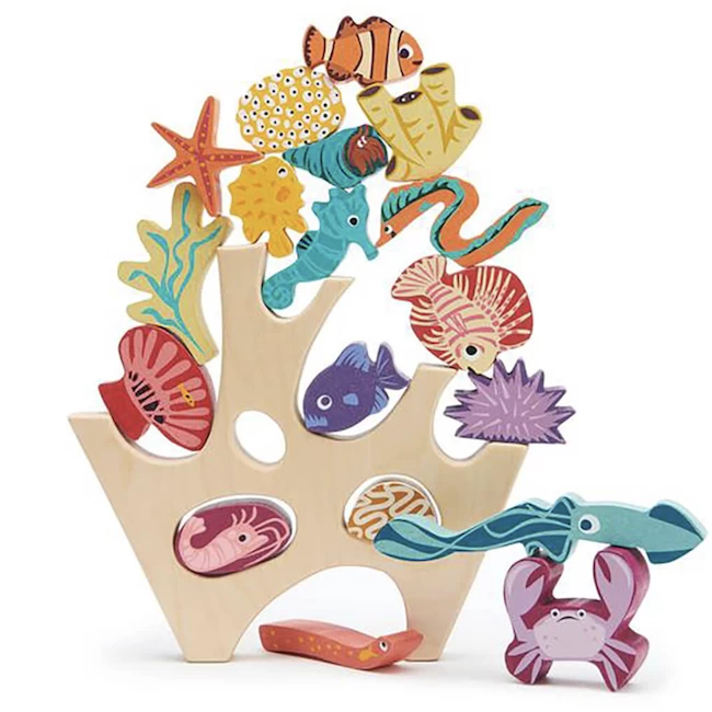 Tender Leaf Toys STACKING CORAL REEF 1 Tender Leaf Toys STACKING CORAL REEF