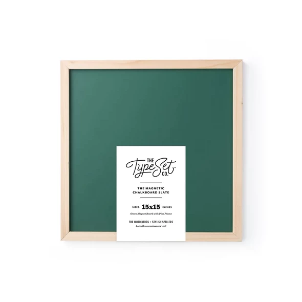 15X15 MAGNETIC, WRITE-ON LETTER BOARD SLATE -GREEN CHALKBOARD 1 15X15 MAGNETIC, WRITE-ON LETTER BOARD SLATE -GREEN CHALKBOARD