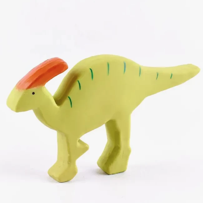 Tikiri BABY PARASAUROLOPHUS NATURAL ORGANIC RUBBER TOY 1 Tikiri BABY PARASAUROLOPHUS NATURAL ORGANIC RUBBER TOY