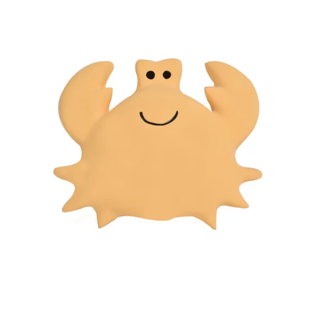 Tikiri CRAB ORGANIC NATURAL RUBBER RATTLE, TEETHER AND BATH TOY 1 Tikiri CRAB ORGANIC NATURAL RUBBER RATTLE, TEETHER AND BATH TOY