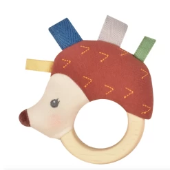 Tikiri ETHAN THE HEDGEHOG PLUSH RATTLE TOY