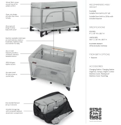 Uppababy REMI TRAVEL CRIB & PLAYARD IN STELLA 9 Uppababy REMI TRAVEL CRIB & PLAYARD IN STELLA -Babyproducten uppababy remi travel crib playard in stella 4