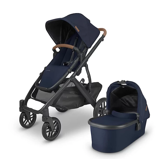 UPPABABY VISTA V2 STROLLER - NOA (NAVY/CARBON/SADDLE LEATHER) 1 UPPABABY VISTA V2 STROLLER - NOA (NAVY/CARBON/SADDLE LEATHER)