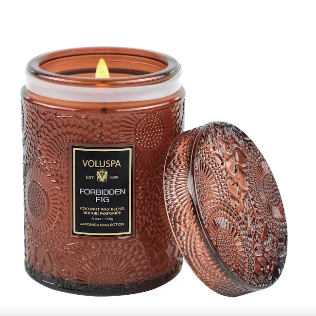 Voluspa FORBIDDEN FIG SMALL JAR CANDLE 5.5OZ 1 Voluspa FORBIDDEN FIG SMALL JAR CANDLE 5.5OZ