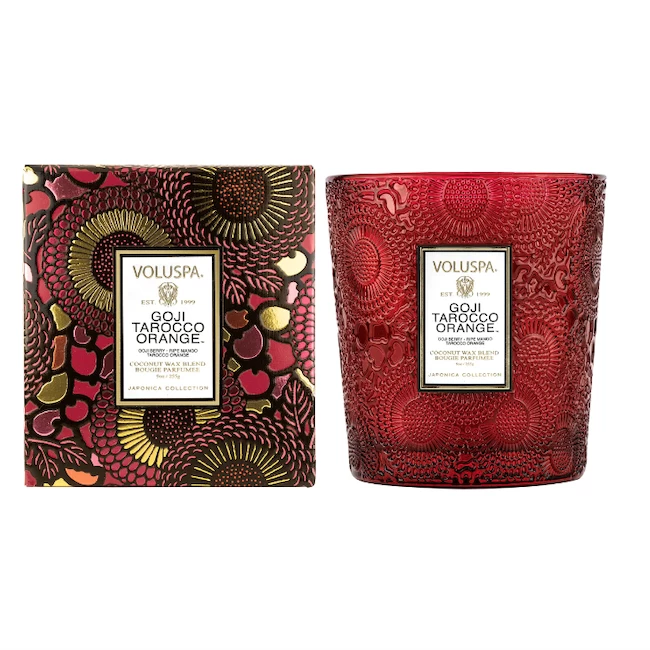 Voluspa GOJI TAROCCO ORANGE 9OZ CLASSIC CANDLE 1 Voluspa GOJI TAROCCO ORANGE 9OZ CLASSIC CANDLE